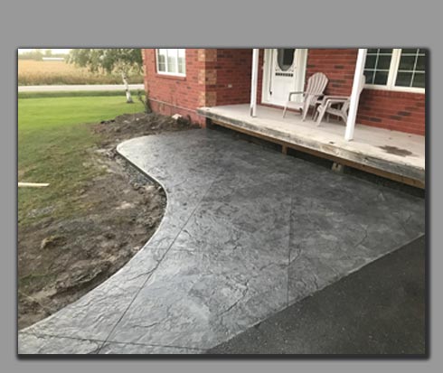 stamped concrete